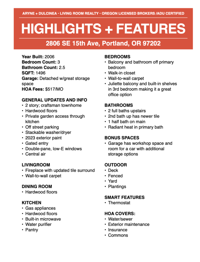 Aryne + Dulcinea with Living Room Realty, Portland, Oregon. Aryne Blumklotz, Buyers, Dulcinea Myers-Newcomb, Sellers, aryneanddulcinea.com